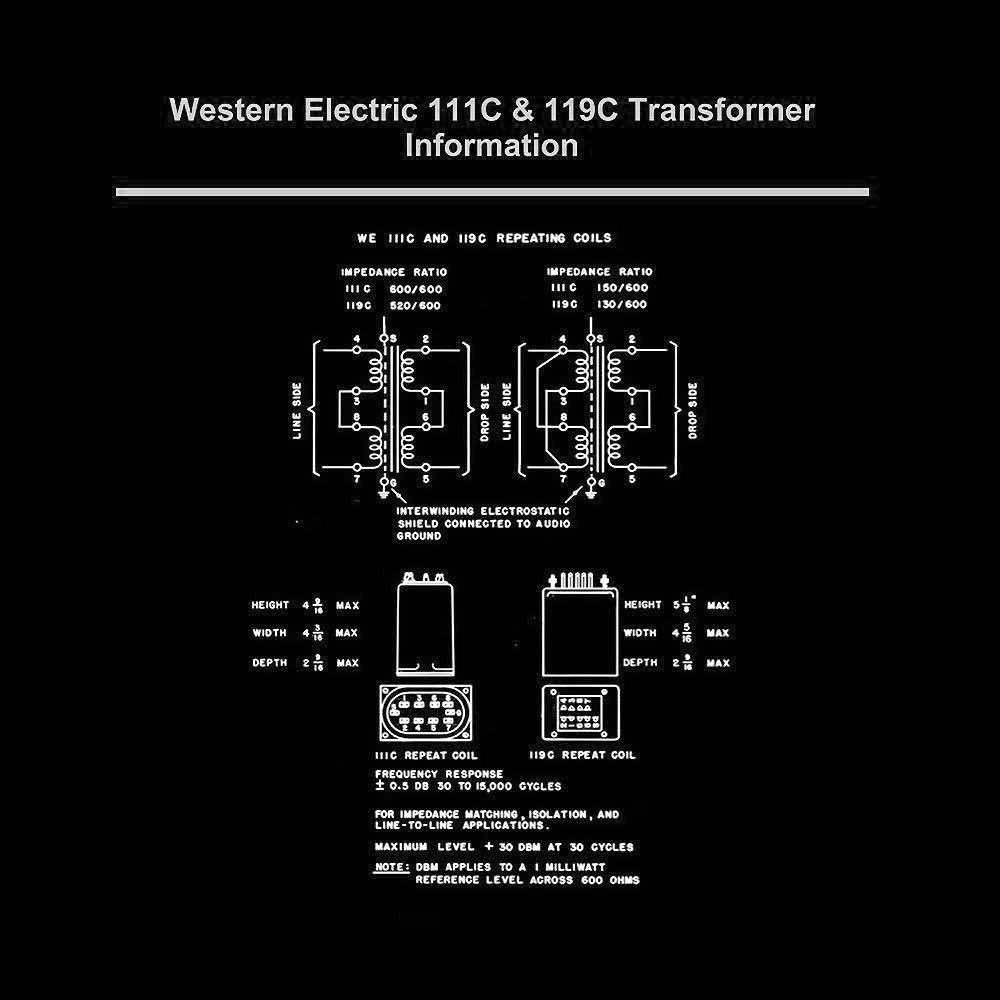 Custom Western Electric passive transformer box, circa 1950
